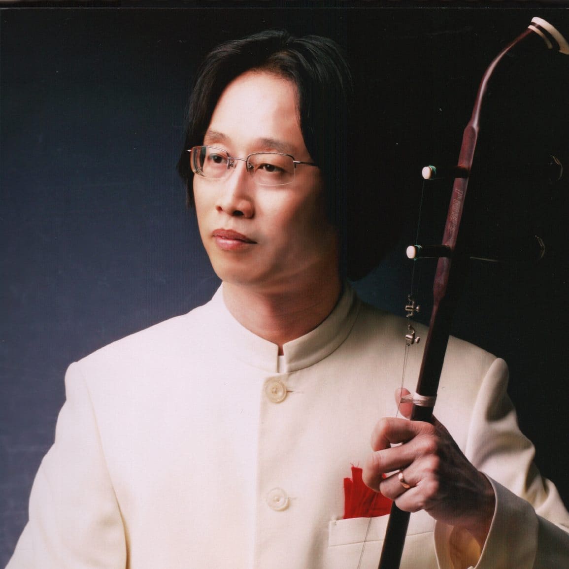 Portrait of YCMA founder and erhu artist Zhong Cai Yang